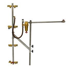 verticale spuitmast 8-dops excl onderst