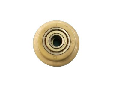 Monorailwiel nylon klein los wit 47mm