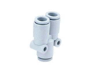 insteek Y-stuk 8mm