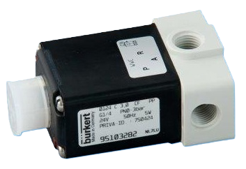 burkert klep 3-weg 24VAC/50Hz zuur