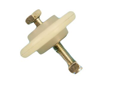 monorailwiel wit 60mm compleet