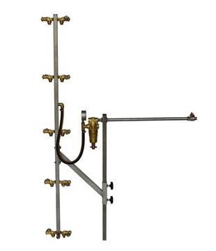 verticale spuitmast 10-dops excl onderst