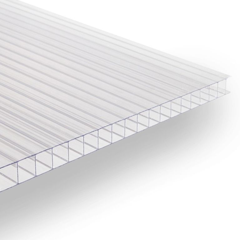 polycarbonaat 6 mm  2 laags per m²