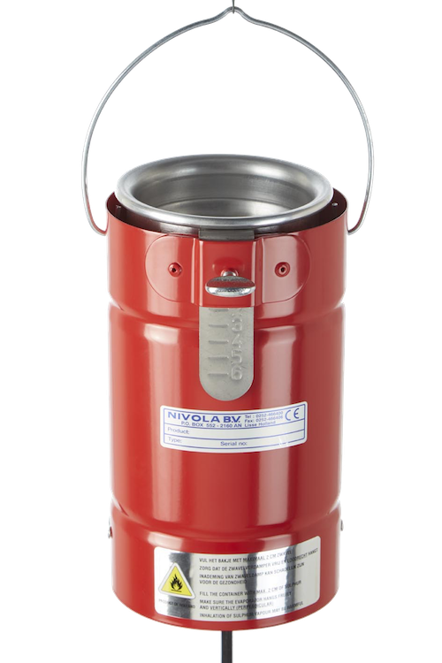 zwavelverdamper rood 230V 500cm kabel