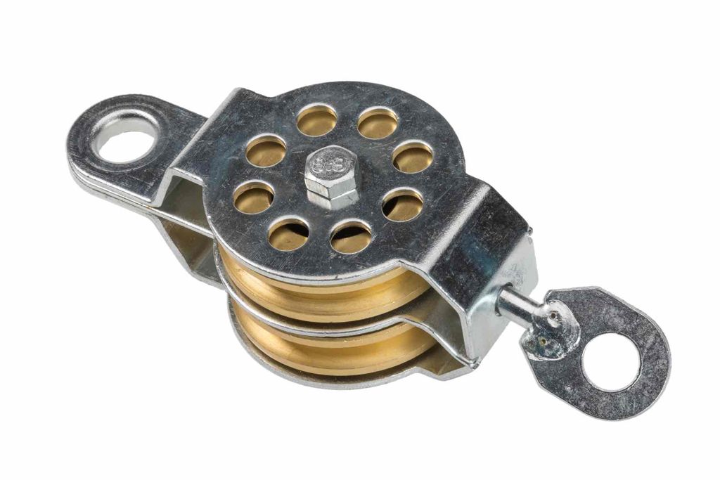 katrol 2" dubbelschijf messwiel