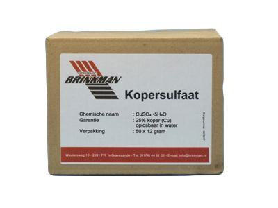 Kopersulfaat 25% 12gram/zakje