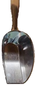 maatschep aluminium vlak 25cm