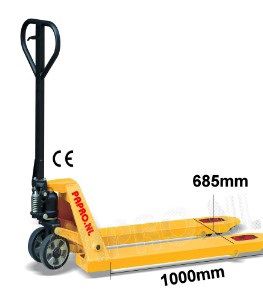palletwagen 2500kg 100x68,5cm dubbel