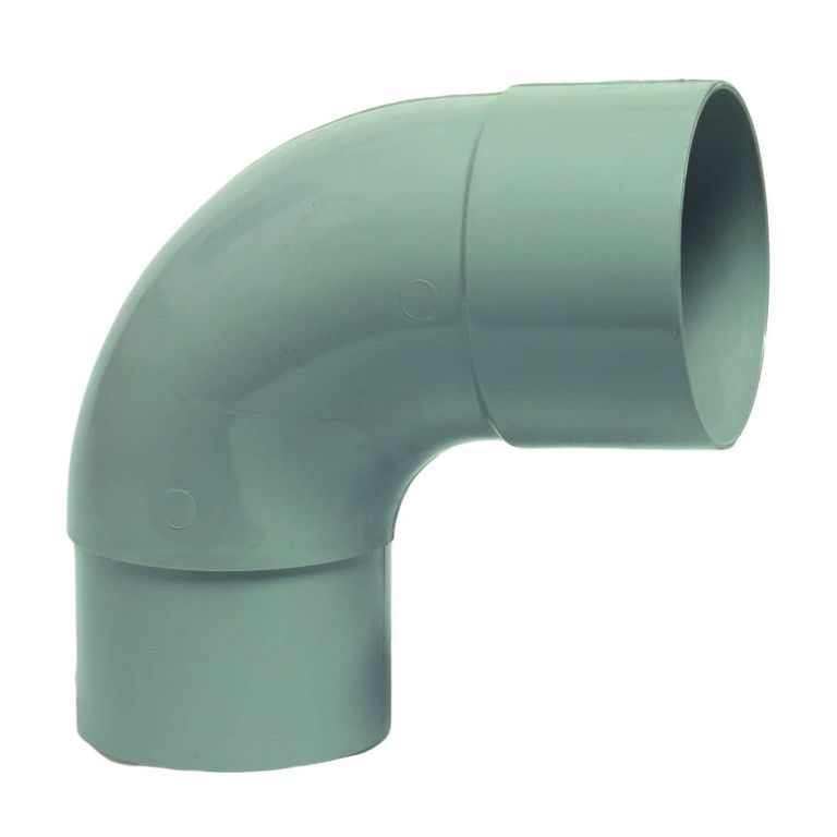rwa bocht 87° 60mm lijm-verjongd