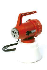 electric sprayer oranje 3 nozzles