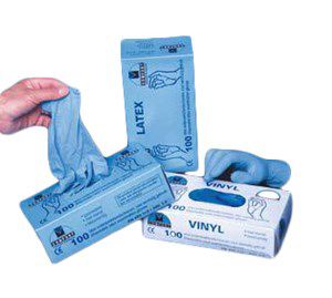 handschoen comf.latex S ongepoederd 100