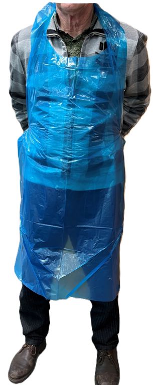 schort pe blauw 125x80cm 100st 25mu